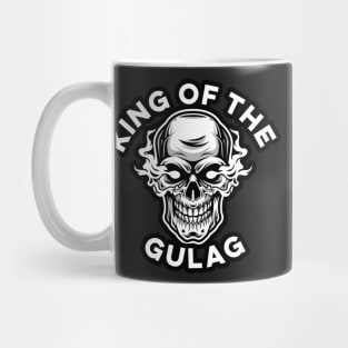 King of the Gulag Funny Video Games Smoking Skull Mug